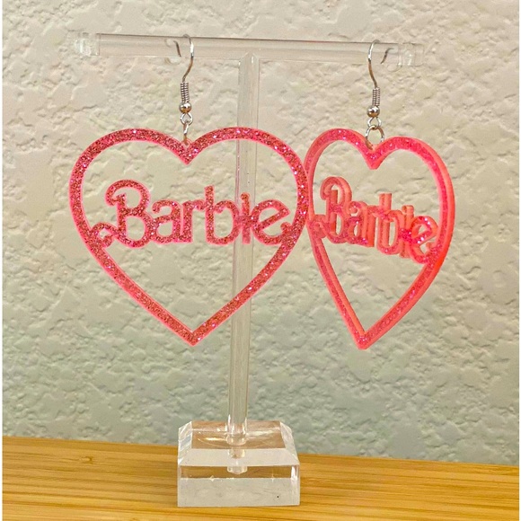 NEW BarbieGirl Pink Earrings - Picture 7 of 10